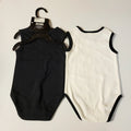 2X Sleeveless Ribbed Bodysuits for Harley-Davidson Baby Girls (18/24M)