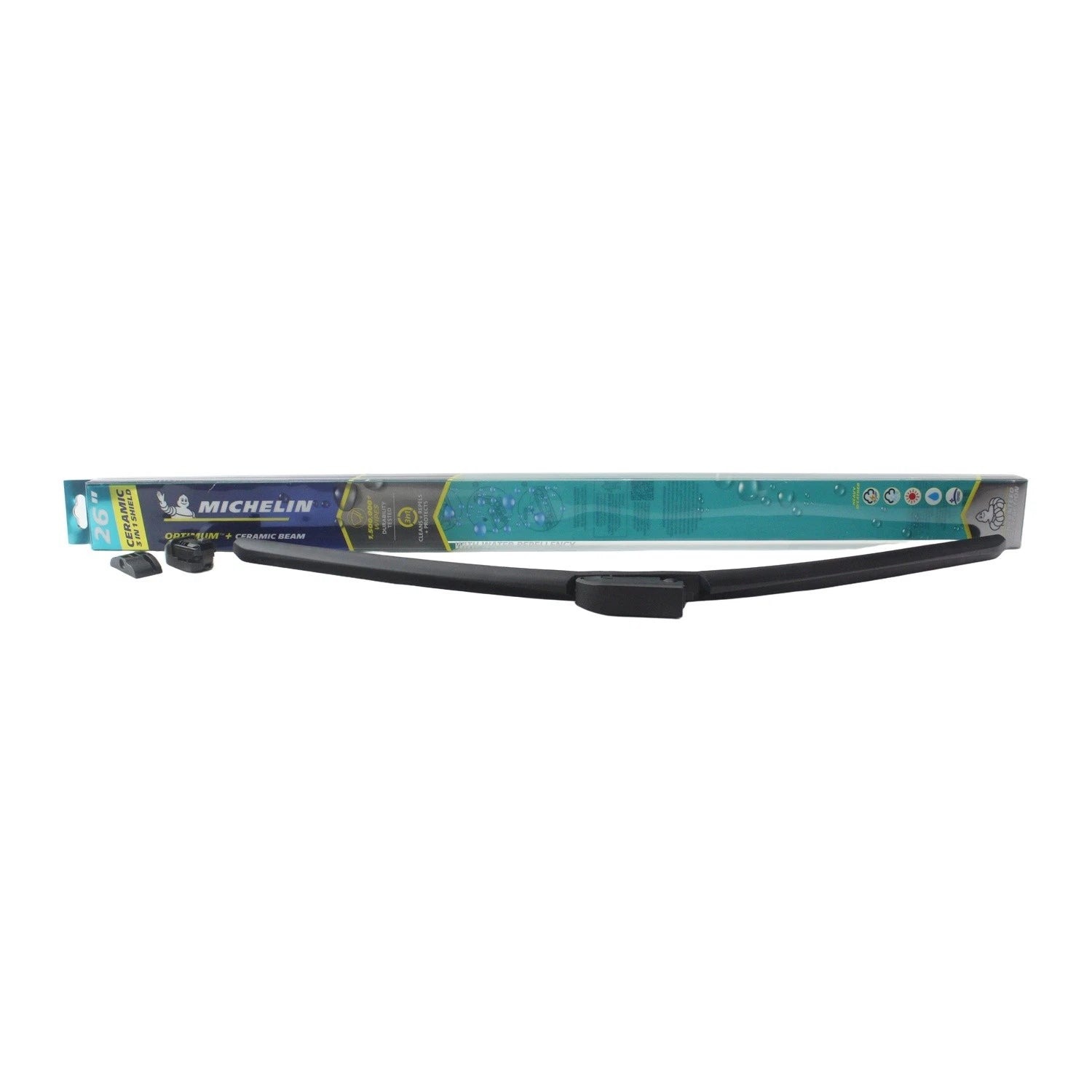 2X Michelin Optimum+ Ceramic Beam Wiper Blades 26"/18" for Kia EV9 (2024)