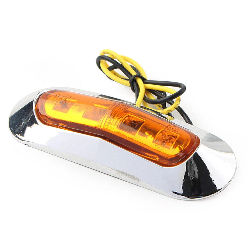 4 x LED Side Clearance Marker Lights for Car Truck Trailer 12V 24V