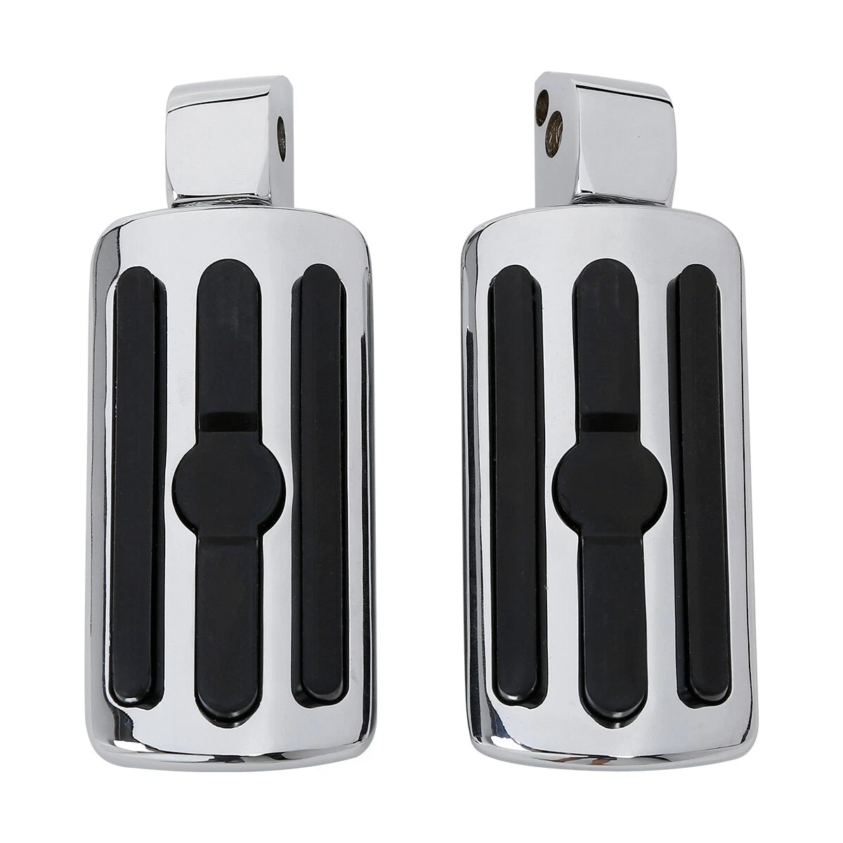 Chrome Rear Foot Pegs for Harley FXFB Fat Bob 107 (2018–2025)