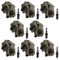 Set of 8 Ignition Coils & 8 Spark Plugs for Chevrolet GMC V8 VIN G