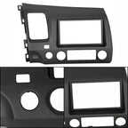 Double 2 Din Car Radio Frame Dash Trim for Honda Civic (2006–2011)