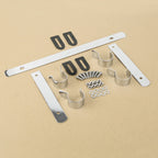 Windshield Screen Bracket for Harley Sportster XL883 1200 Dyna (39mm, Chrome)