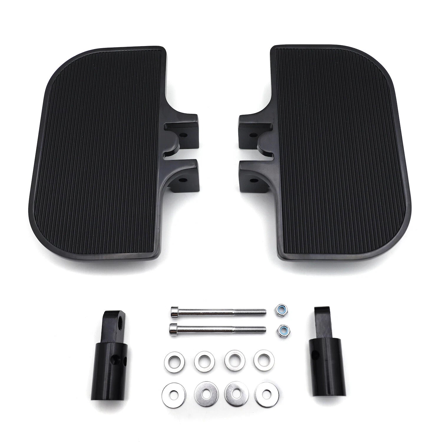 Black Floorboards for Harley Dyna Fat Bob/Low Rider/Street Bob/Super Glide (2006–2023)