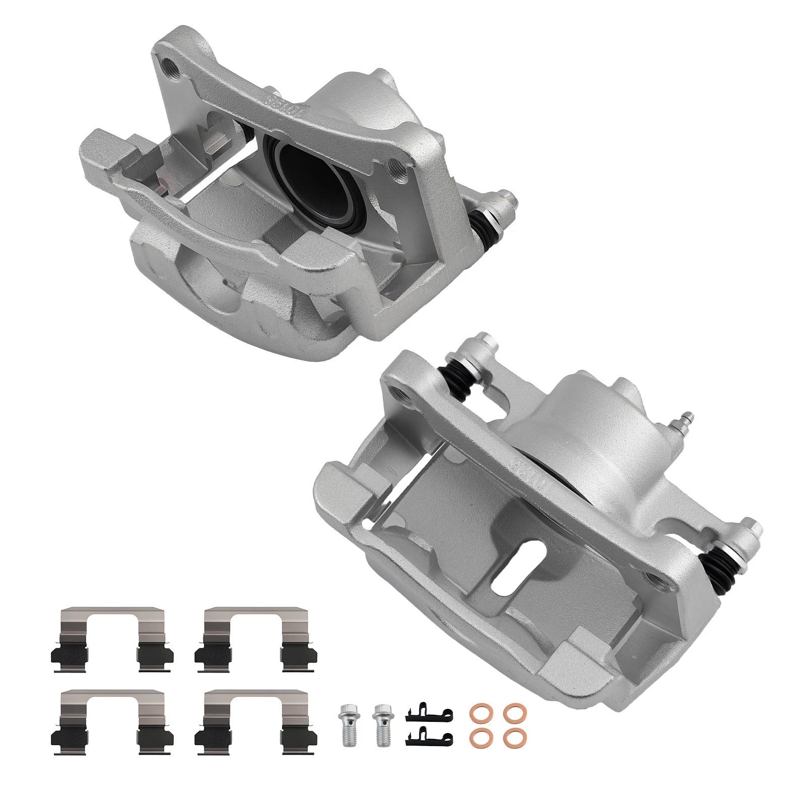 Front Disc Brake Calipers w/Bracket for Mazda CX-5 (2013–2022) 19-B7120 19-B7121
