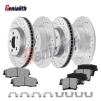 Drilled Slotted Rotors + Pads for Dodge Charger Challenger 300 (2006–2023)