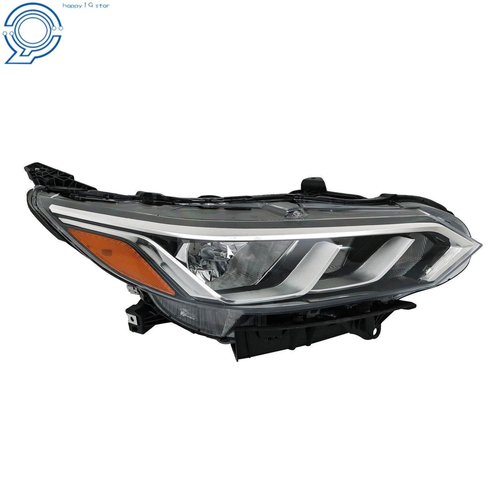 Headlight for Nissan Sentra (2020–2023) Right Side Black Clear