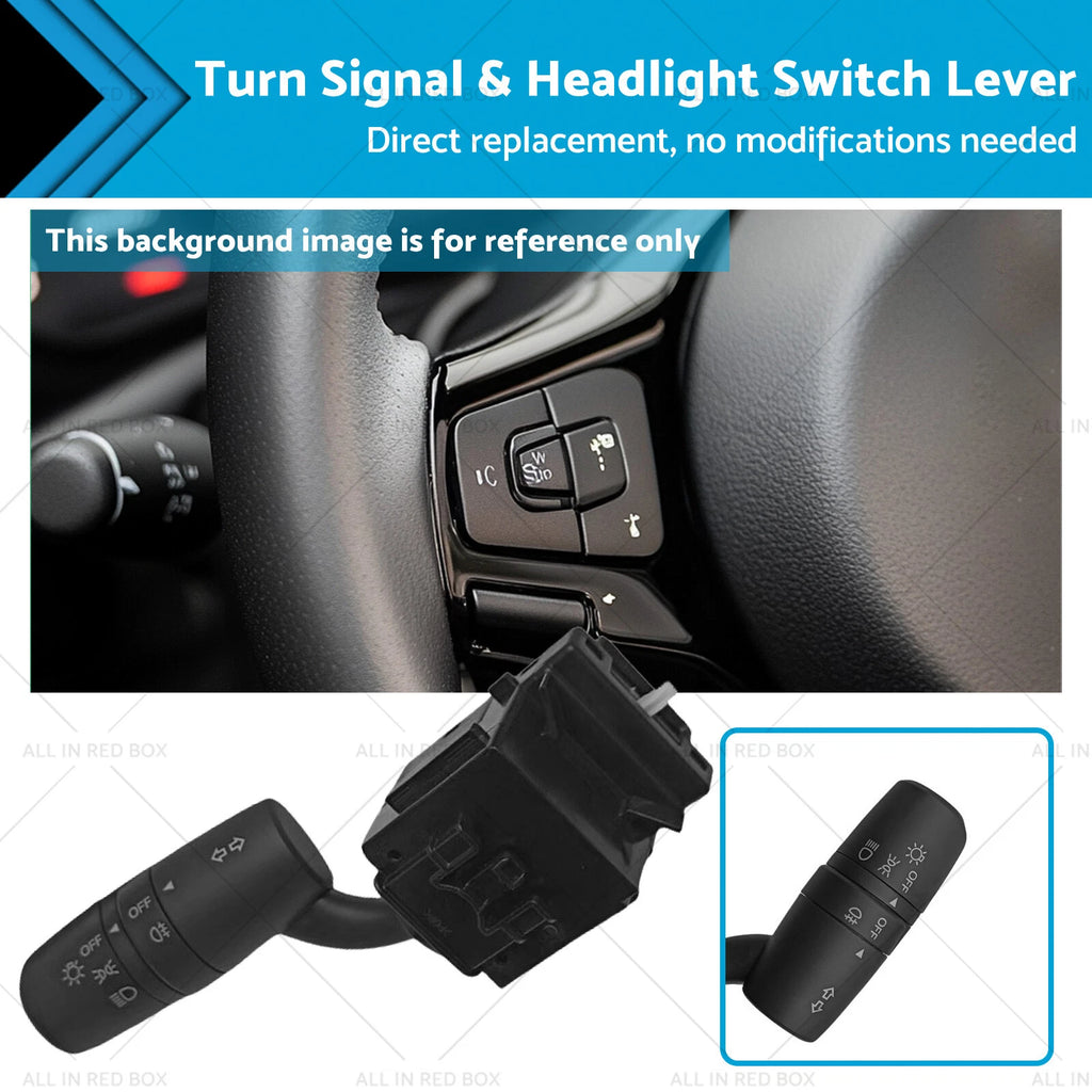 Turn Signal & Headlight Switch Lever for Mazda 3 6 CX-5 (2004–2019) KD3366122 Black