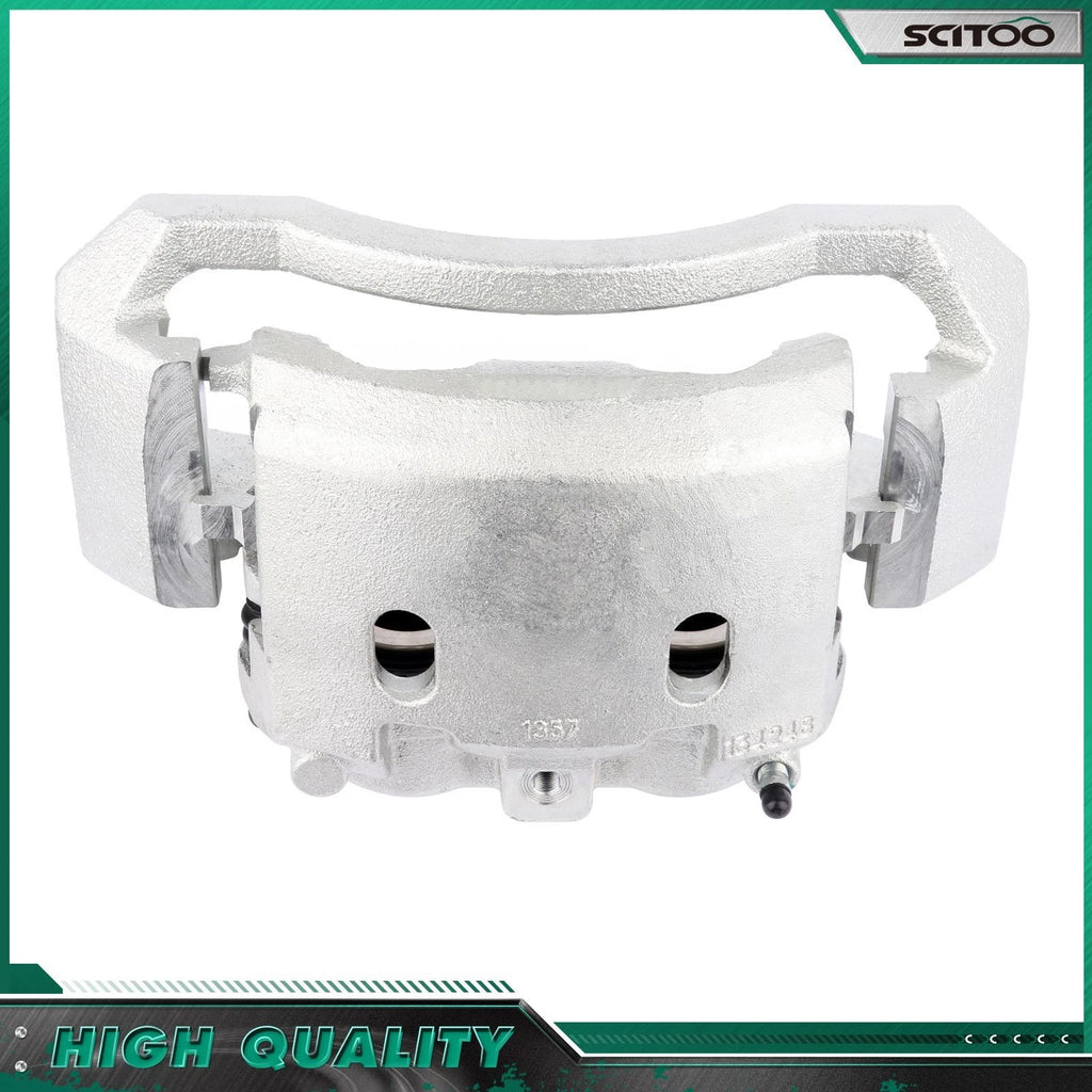 Front Brake Calipers w/ Bracket & Ceramic Pads Kit for Dodge Ram 1500 (2006–2008)