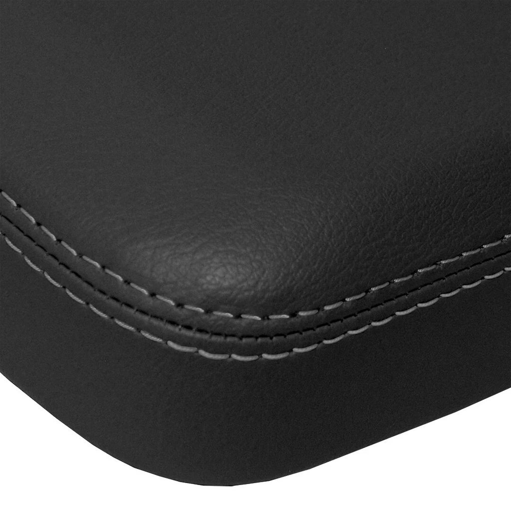 Console Lid Armrest Cover for Nissan Frontier (2022–2024) Gray Stitch