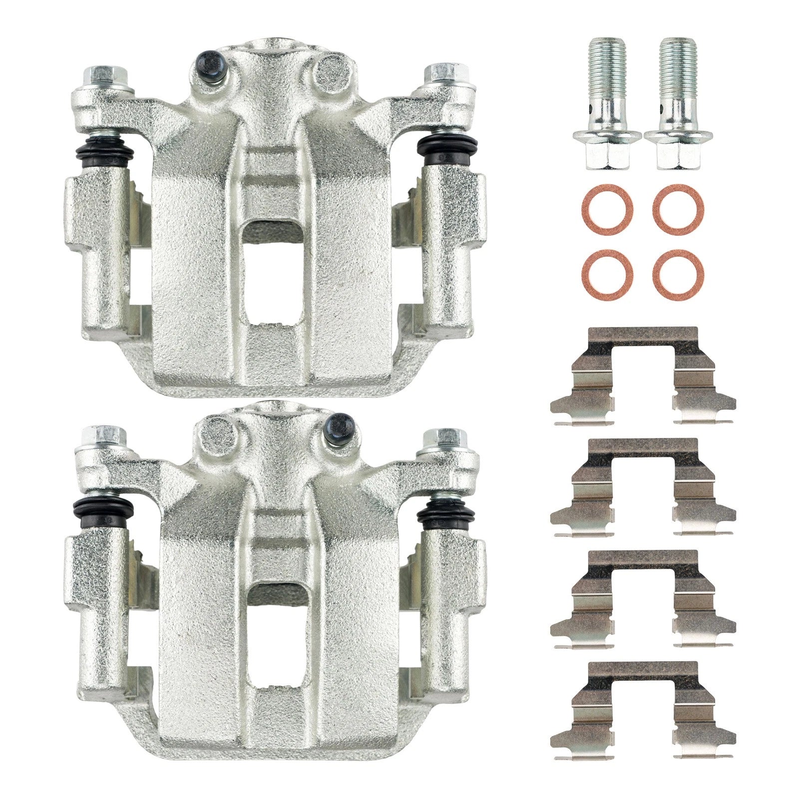 2x Rear Brake Caliper w/Bracket for Infiniti G37 (2009–2010)