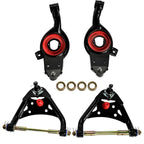 Set of 2 Upper & Lower Control Arms for Chevy Bel Air/Impala (1965–1970)