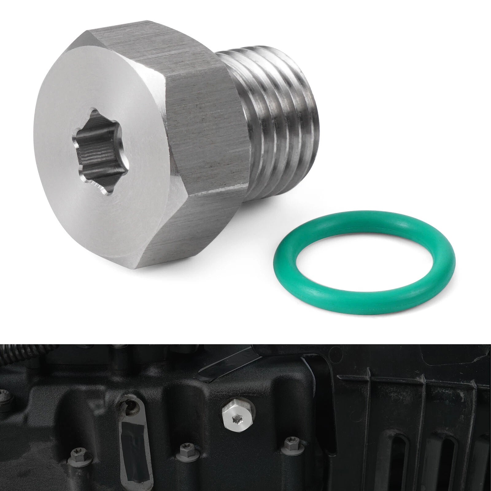 M14 Magnetic Oil Drain Plug w/ O-ring for Harley Sportster S (2021–2024)