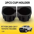 Pair Center Console Cup Holder Inserts for Toyota Tacoma (2005–2017)