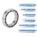 Deep Groove Ball Bearing 45x68x12mm for Scooter Skateboard (N/A)