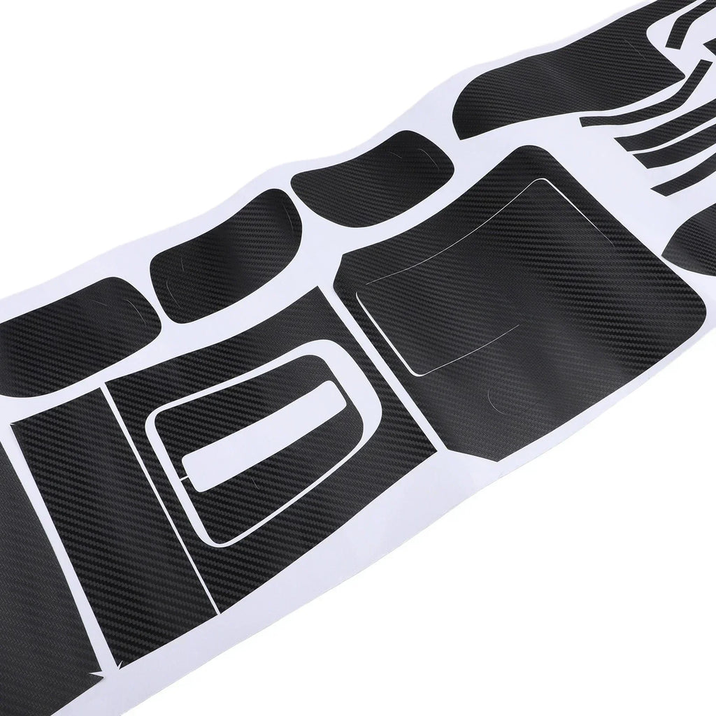 Interior Sticker Carbon Fiber Center Console Decals for Vehicle