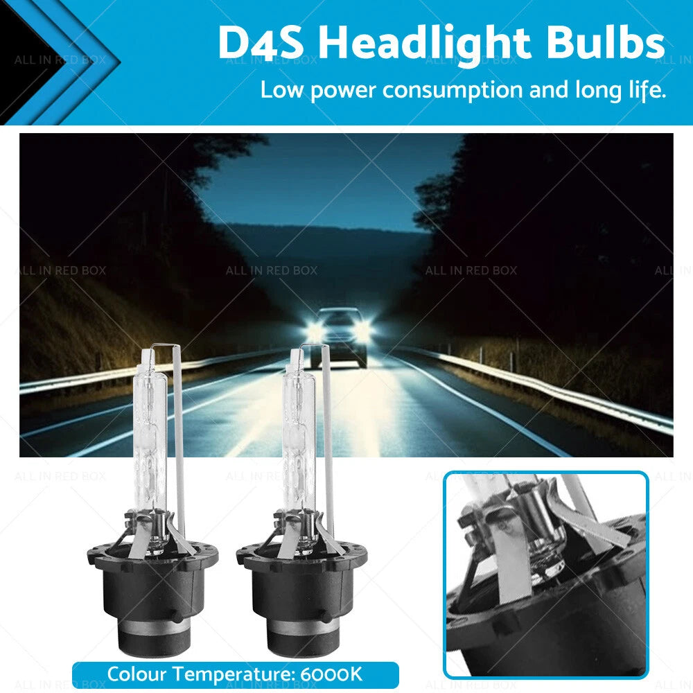 6000K D4S D4R Headlight Bulbs for Lexus Honda Mazda Toyota (35W)