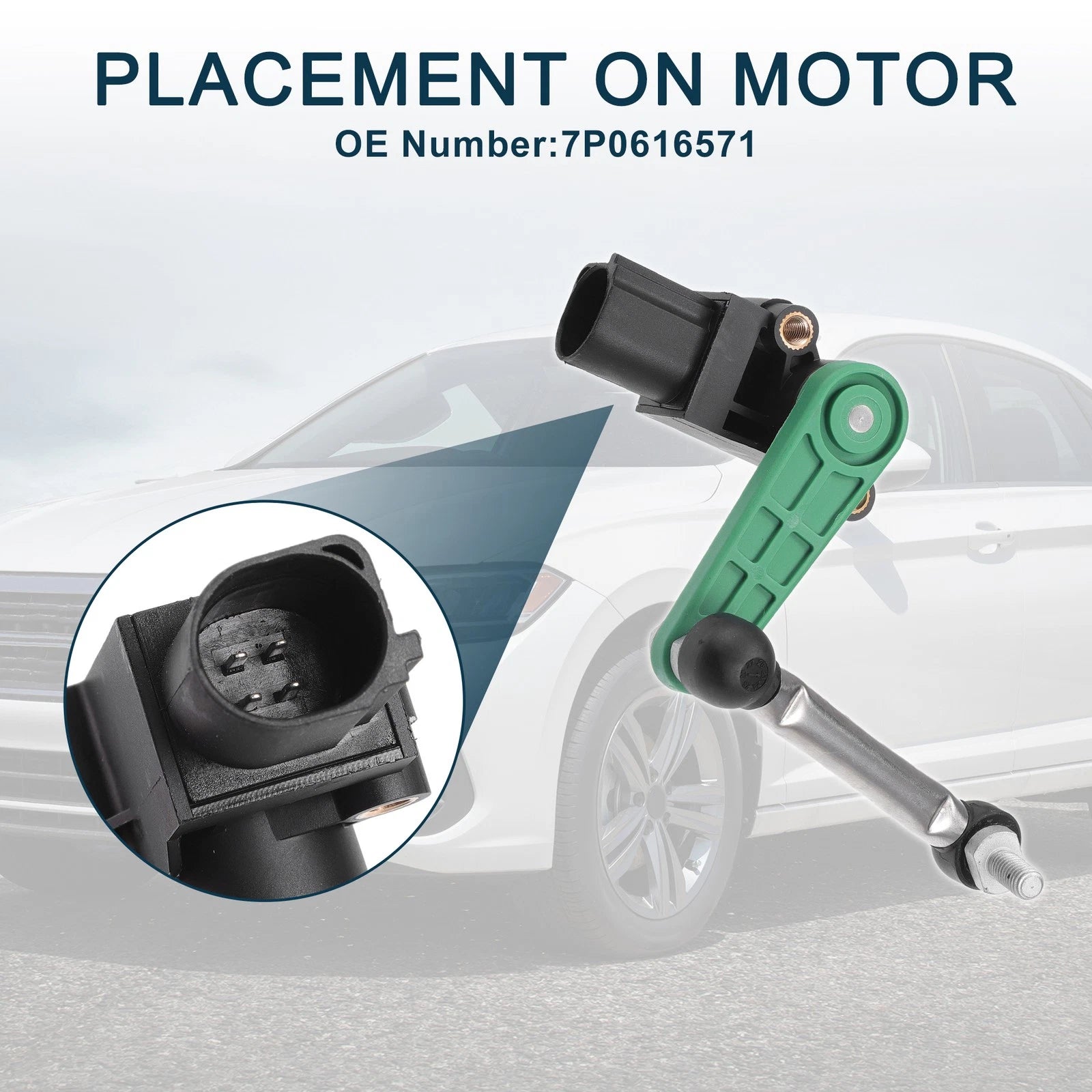 Suspension Ride Height Level Sensor for VW Touareg (2011–2018) 7P0616571