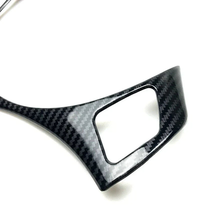 Carbon Style Steering Wheel Trim Cover for BMW E90/91 3-Series (2005–2012)