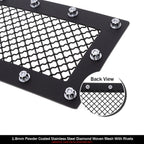 Upper Black Mesh Grille for GMC Sierra 1500 (2016-2018)