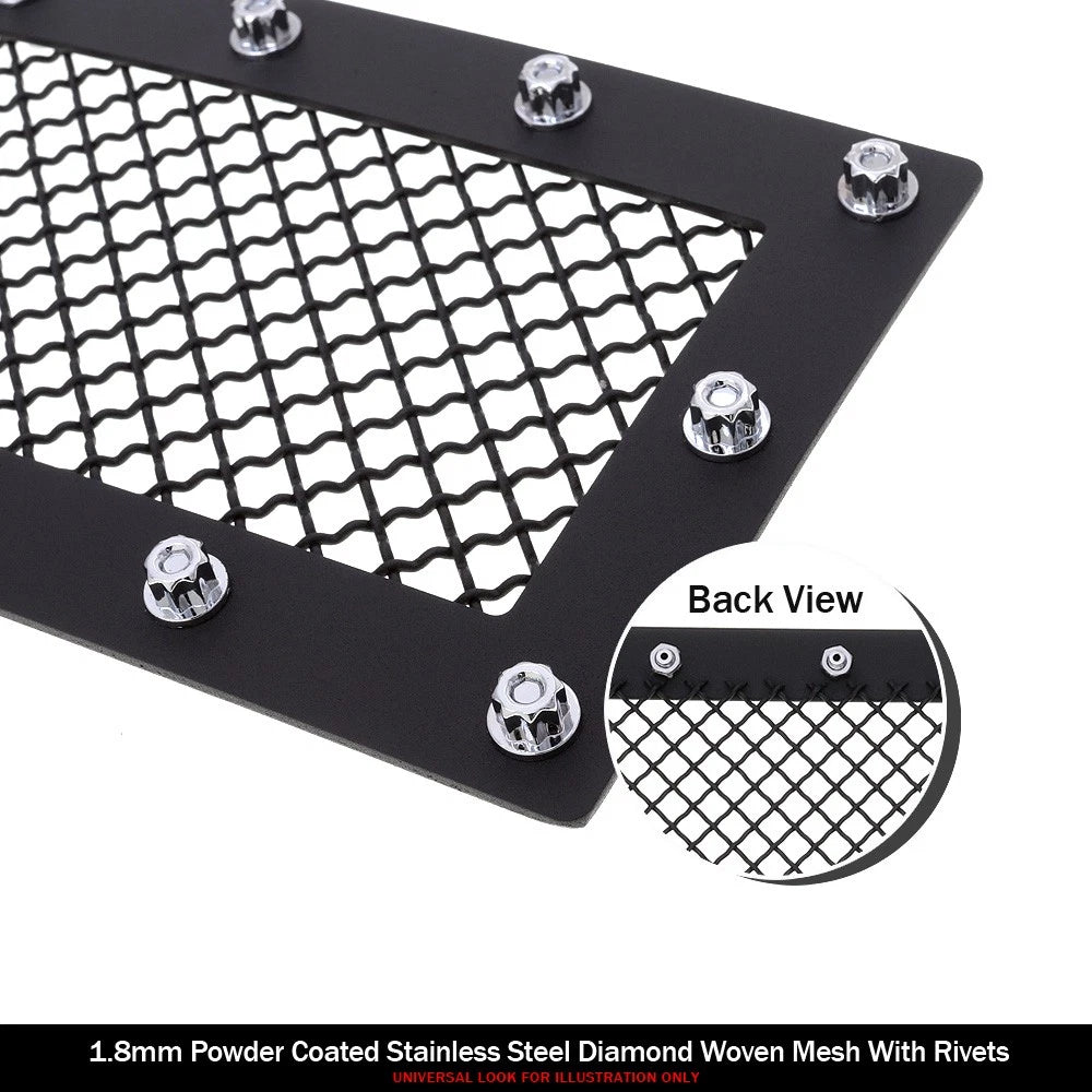 Upper Black Mesh Grille for GMC Sierra 1500 (2016-2018)
