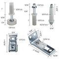 Set of 6 Bi-Fold Door Hardware Repair Kit for 1" to 1-3/8" Thick Doors