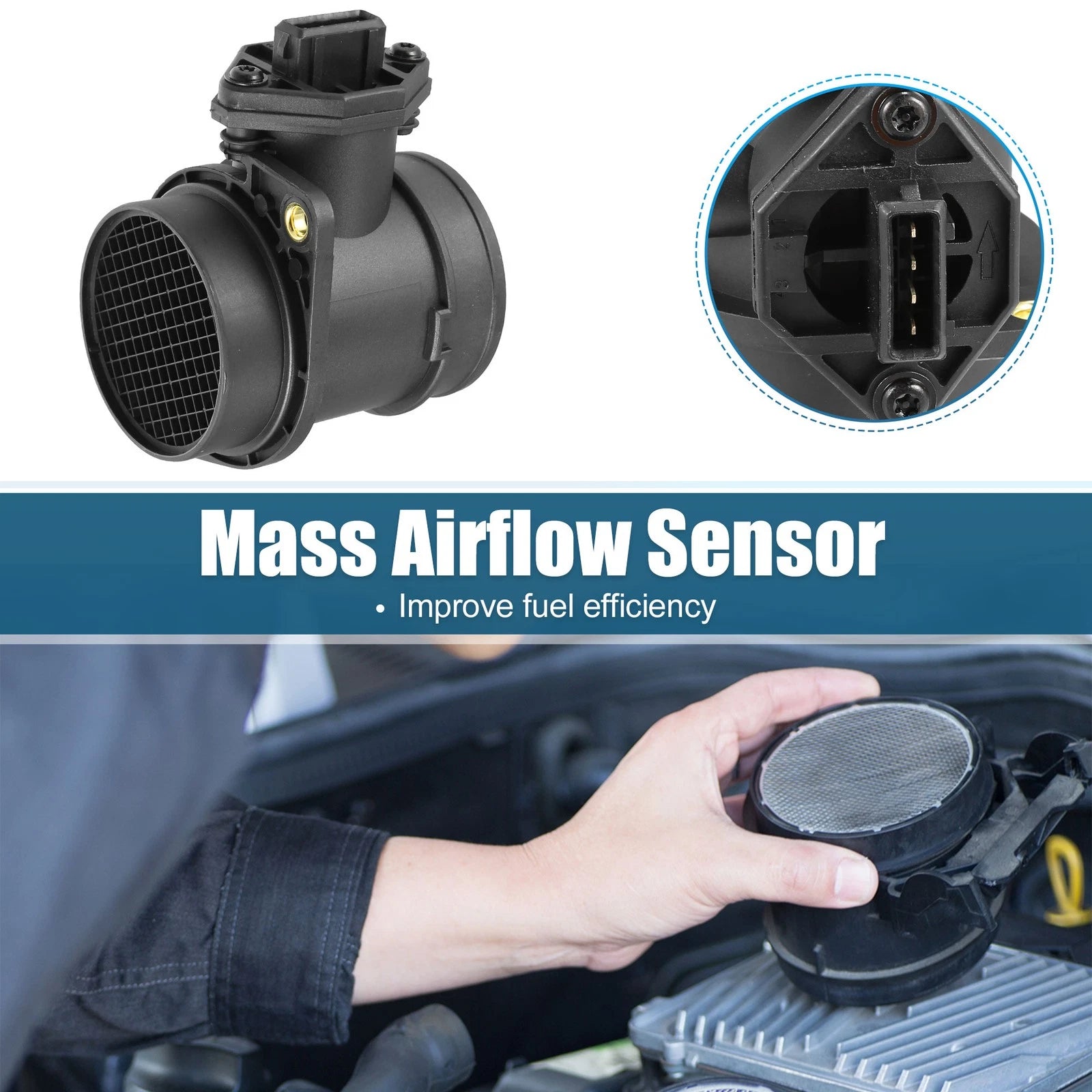 Mass Air Flow Sensor Meter No. 037906461C for Volkswagen Passat (1998–1999)