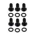 6x Stainless Derby Cover Screw Bolt w/ Washer for Harley Touring Sportster (1986–2023)