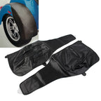 2 Pcs Black PU Leather Rear Fender Bra for Harley Tri Glide Ultra Classic (2014–2023)