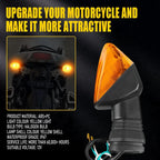 2PC Amber Lens Turn Signal Lights for Kawasaki Z750S (2005–2006)