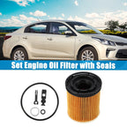 Engine Oil Filter 26350-2M000 for Kia K5, Rio 1.6 (2020–2024)