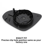 Right Side White Mirror Glass for Peugeot 108 (Non-heated)