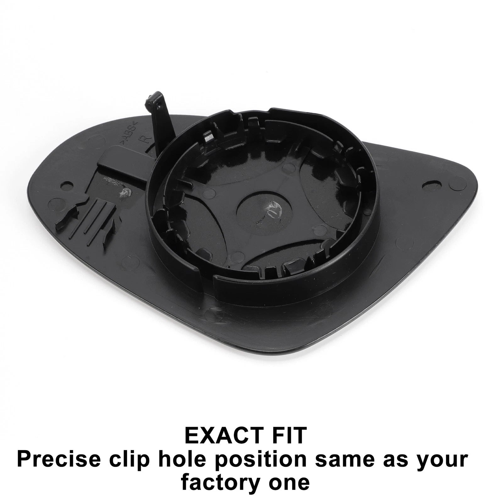 Right Side White Mirror Glass for Peugeot 108 (Non-heated)