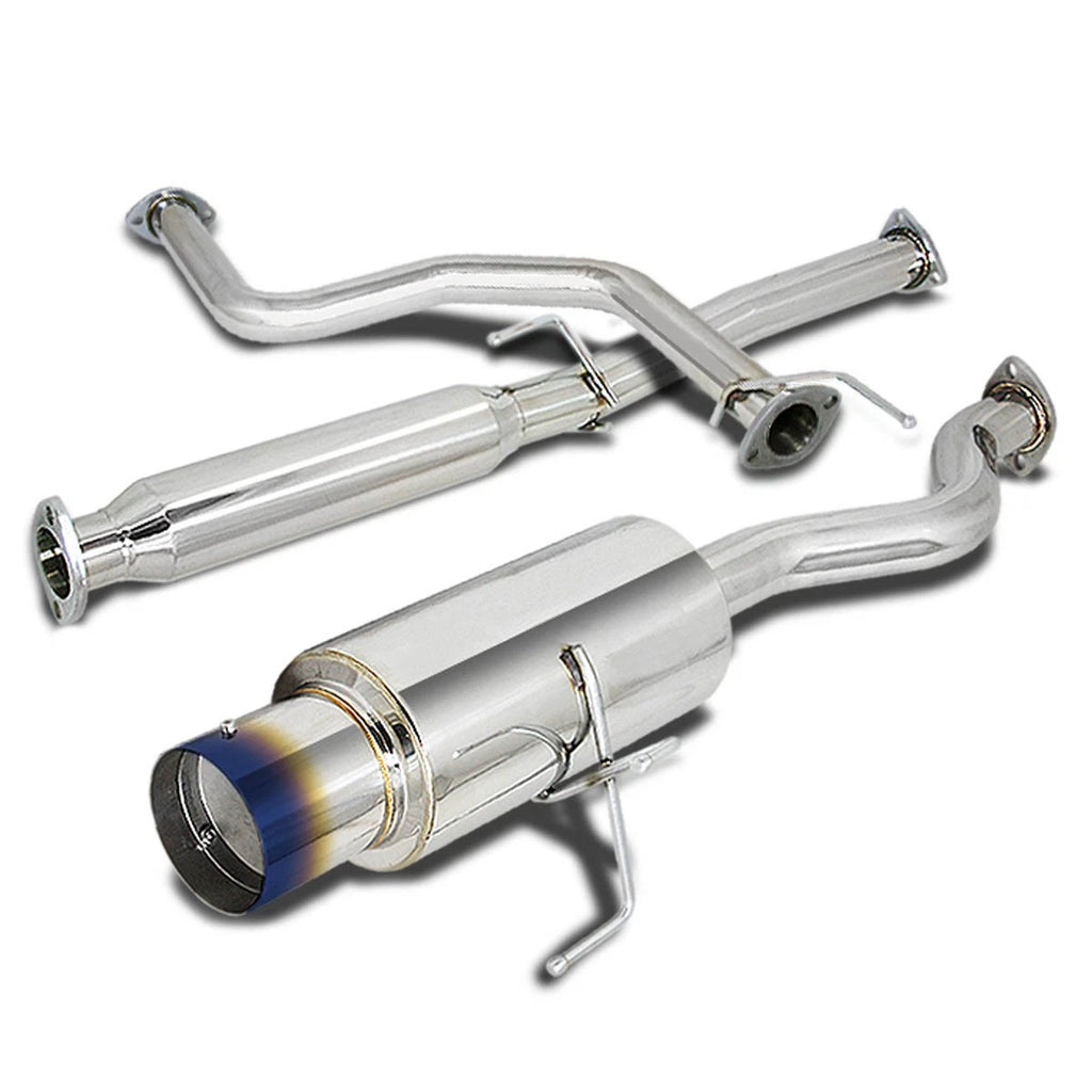 Cat Back Exhaust Muffler 4.5" Burnt Tip for Honda Civic EK EJ EM (1996–2000)