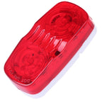 5x Amber 5x Red Double Bullseye 4" Trailer Side Marker Clearance Light