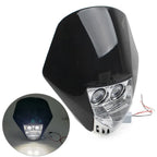 6W LED Headlight Lamp for Universal Dirt Pit Bike Black