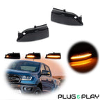 Dynamic LED Side Mirror Turn Signal Indicator for Ford Ranger (2012–2022)
