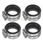 Set of 4 Carburetor Intake Manifold Boots for Honda V45 Interceptor (1983)