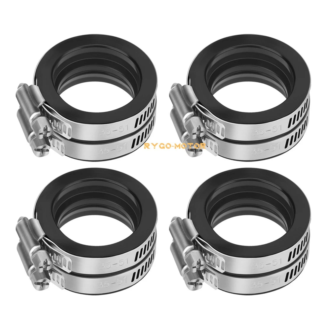 Set of 4 Carburetor Intake Manifold Boots for Honda V45 Interceptor (1983)