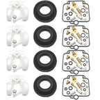 4X Carburetor Diaphragm Repair Kit for Suzuki GS500 (1990–2000)
