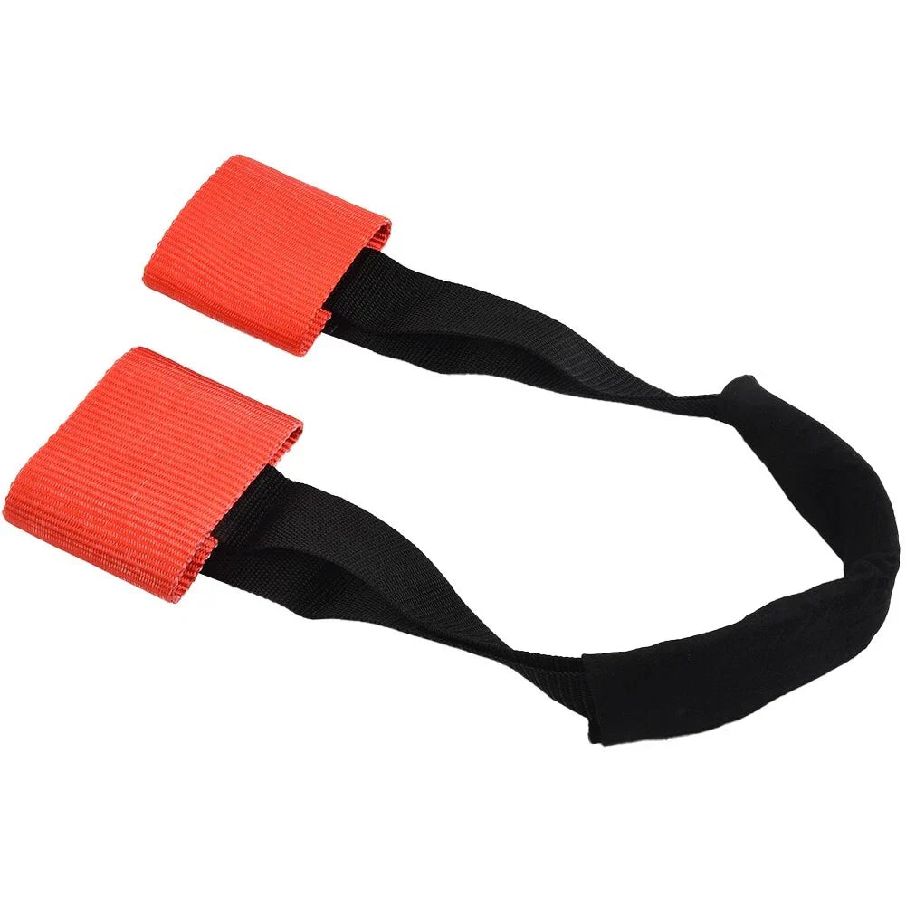1x Front Wheel Tie Down for Motorcycle Transport Straps Handlebar Red