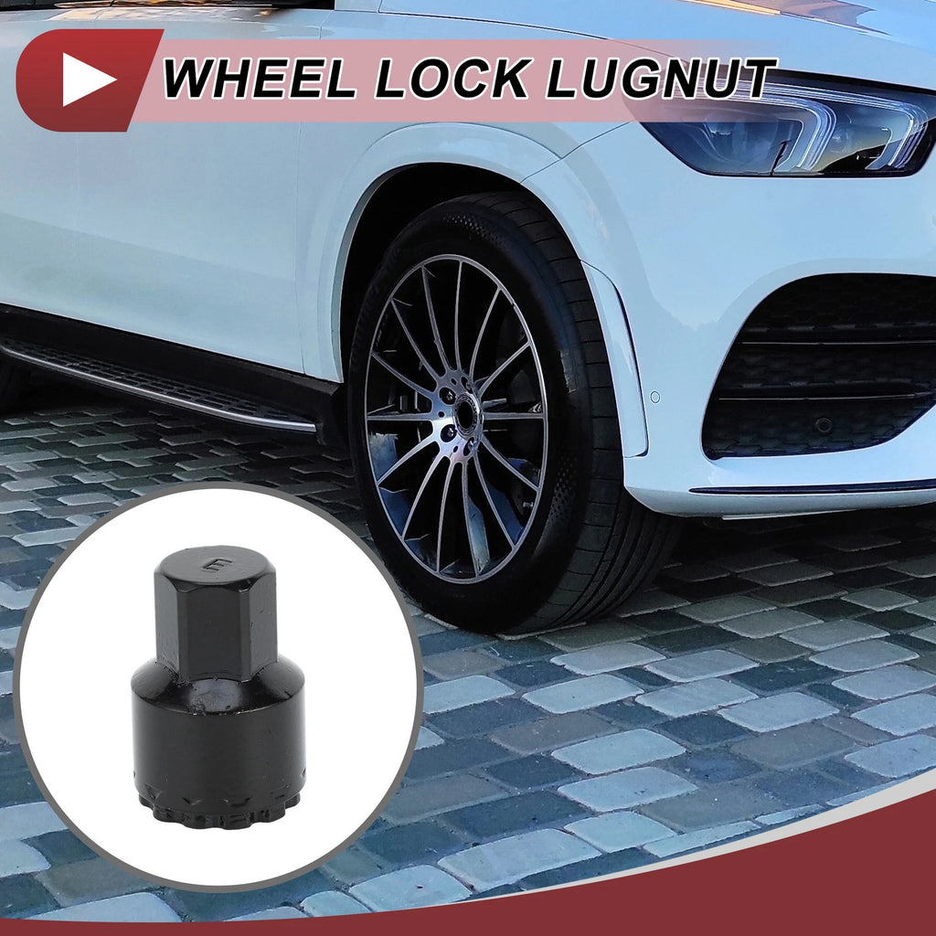 Wheel Lock Lug Nut Type E Anti-theft Key Socket for Mercedes Benz GLE450 GLS350 (2016–2023)