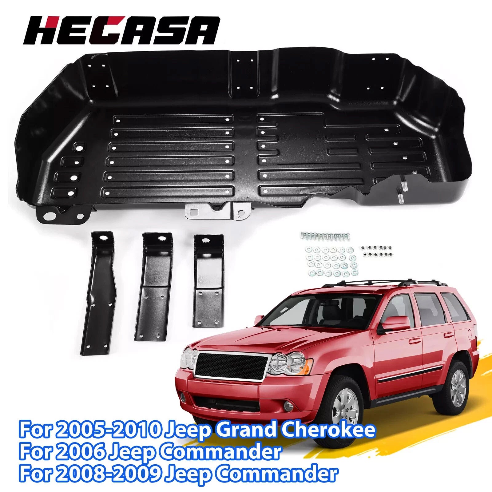 Fuel Tank Skid Plate for Jeep Grand Cherokee/Commander (2005–2010) 52090270AF