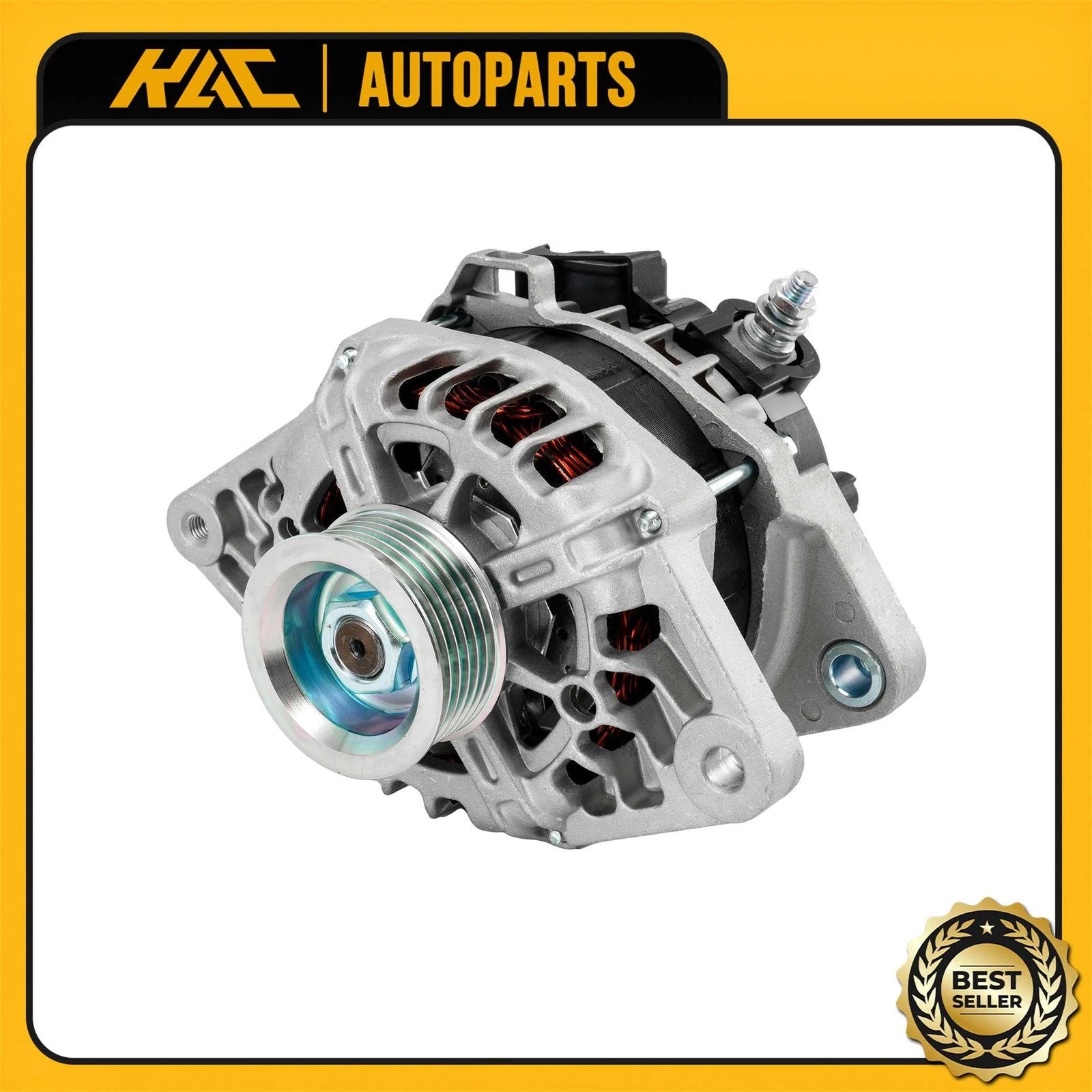 Alternator 12V 90A for Hyundai Accent 2012–2014 Kia Rio 2012–2013 (US)