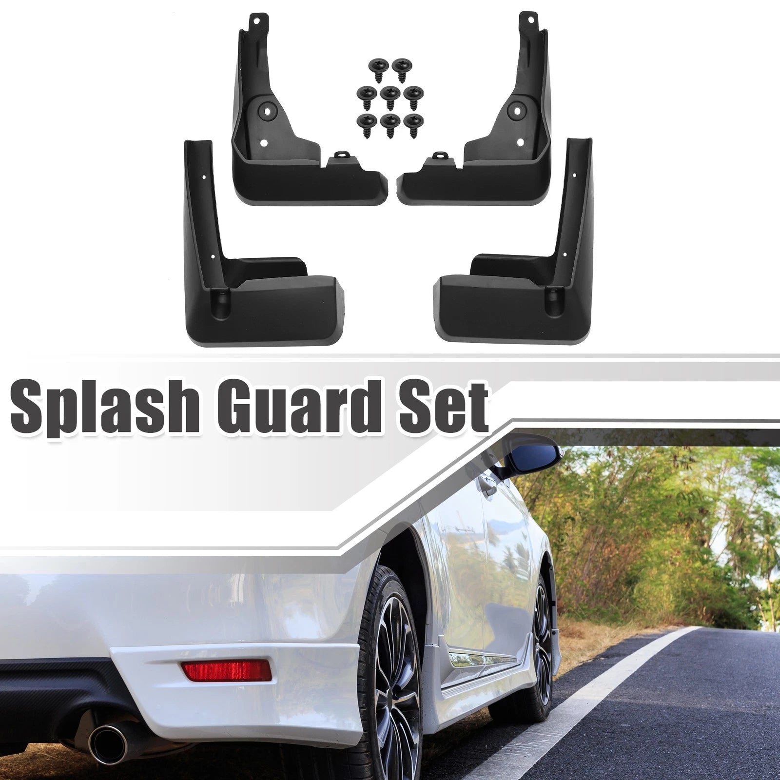 Mud Flaps Splash Guards for Toyota Corolla Sedan (2020–2023)