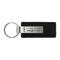 Black Leather Keychain - Officially Licensed for Lincoln MKZ Hybrid