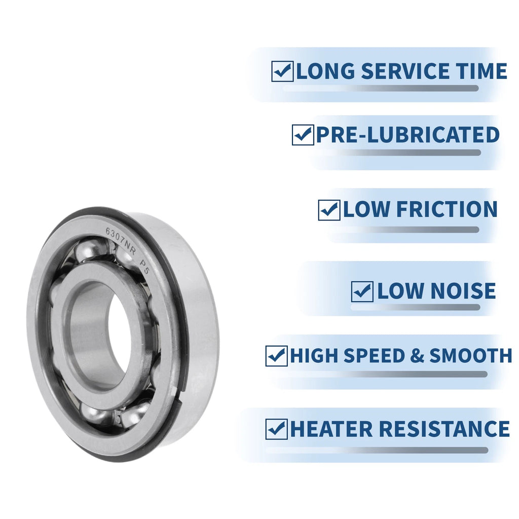 6307NR Deep Groove Ball Bearing for Scooter Skateboard Wheel (P5)