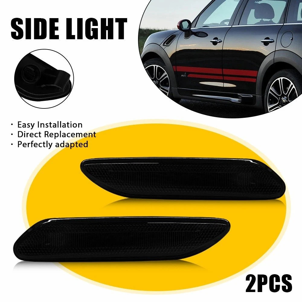 Fender Side Marker Light Smoke for Mini Cooper Countryman (2012–2017) R60 R61