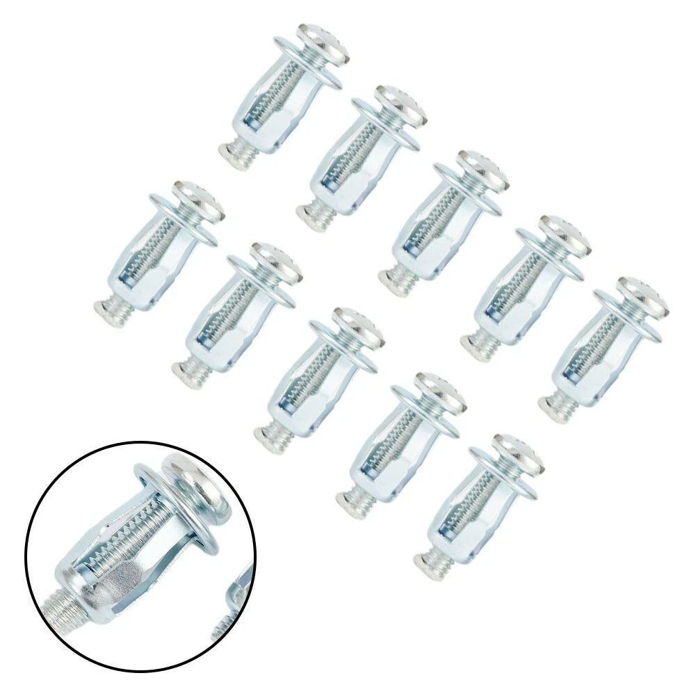 10X Metal Petal Bolt Hollow Wall Nut for Carriage Nut