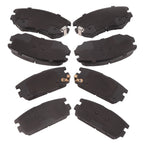 Set of 8 Ceramic Brake Pads for GMC Terrain, Chevy Equinox (2010–2017)